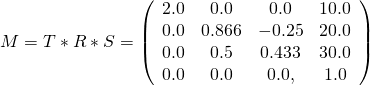 productMatrix